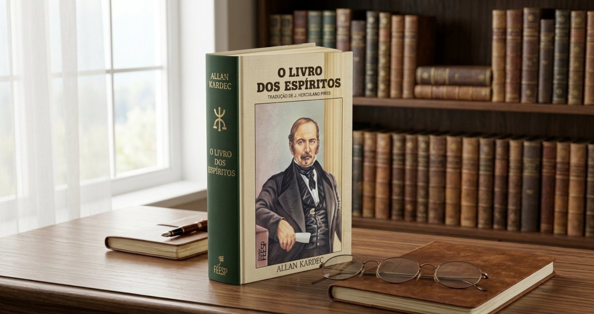 Capa de O livro dos Espíritos de Allan Kardec